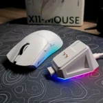 ATTACK SHARK X11 Wireless Gaming Mouse – PAW3311 Sensor, RGB Charging Dock, 22000 DPI, Tri-Mode Connection (White) - Image 3
