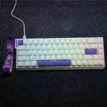 MAG-68HE Purple Dragon Hall Effect Keyboard – 8000Hz Rapid Trigger 65% Magnetic Gaming Keyboard with Adjustable Actuation & PBT Keycaps