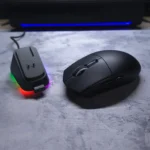 ATTACK SHARK G3PRO Wireless Tri-Mode Gaming Mouse with RGB Charging Dock – 25000 DPI, PixArt PAW3311, Lightweight (Black)