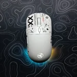 HXSJ T90 RGB Wireless Gaming Mouse – Tri-Mode BT5.3/2.4G/Wired Wireless Mouse, 3600 DPI, 1000Hz (Wired) with Rechargeable Battery (White) - Image 2