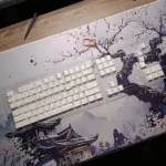 Contour White PBT Keycaps – 100 Keys OEM Profile Mechanical Keyboard Keycap Set (MX Compatible) - Image 2