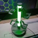 RGB Multi-Device Stand – Wired Desk Stand for Headsets & Controllers & Accessories with Mini Light Controller - Image 3