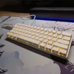 DAREU COOL60 Magnetic 60% Mechanical Gaming Keyboard – 8K Polling Rate, Hot-Swappable, RGB Backlight, Compact Design for PC/Mac/Laptop (White Contour) - Image 3