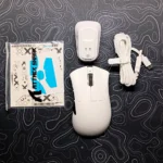 ATTACK SHARK V3PRO Ultra-Light Gaming Mouse – 25000 DPI, PAW3311 Sensor, 1000Hz, Tri-Mode with RGB Charging Dock (White) - Image 4