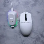 ATTACK SHARK G3PRO Wireless Tri-Mode Gaming Mouse with RGB Charging Dock – 25000 DPI, PixArt PAW3311, Lightweight (White) - Image 3