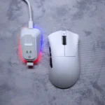 ATTACK SHARK V3PRO Lightweight Gaming Mouse – 25000 DPI, PAW3311 Sensor, 1000Hz, Tri-Mode with RGB Charging Dock (White) - Image 3