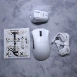 ATTACK SHARK V3PRO Lightweight Gaming Mouse – 25000 DPI, PAW3311 Sensor, 1000Hz, Tri-Mode with RGB Charging Dock (White) - Image 4