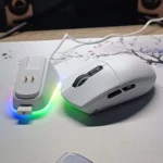 ATTACK SHARK G3PRO Wireless Tri-Mode Gaming Mouse with Charge Dock – 25000 DPI PixArt PAW3311, Ultra Lightweight, 2.4G/Bluetooth/Wired (White)