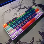 T-Wolf T-60 Mechanical 60% RGB Keyboard – Blue Switch, Wired Compact Gaming Keyboard with Multi-Color Keycaps - Image 2