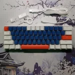 T-Wolf T-60 Mechanical 60% RGB Keyboard – Blue Switch, Wired Compact Gaming Keyboard with Multi-Color Keycaps - Image 3