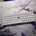 HXSJ V800 Mechanical 65% Keyboard – Red Switch, Light Blue Backlight, Wired Compact Gaming Keyboard (White) - Image 3