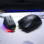 ATTACK SHARK X11 Wireless Gaming Mouse – PAW3311 Sensor, RGB Charging Dock, 22000 DPI, Tri-Mode Connection (Black)