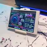 USB Mini Display Screen 8cm – CPU & RAM & GPU Monitor, Customizable Multi-Mode Screen Display via Software (White) - Image 2