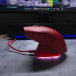 ATTACK SHARK X11 Wireless Gaming Mouse – PAW3311 Sensor, RGB Charging Dock, 22000 DPI, Tri-Mode Connection (Red) - Image 2