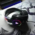 JEDEL GH-563 RGB Gaming Headset – Wired Headphones with USB Lighting, 3.5mm Audio & Mic Jacks, Integrated Microphone for PC & Gaming - Image 2