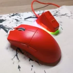 ATTACK SHARK X11 Wireless Gaming Mouse – PAW3311 Sensor, RGB Charging Dock, 22000 DPI, Tri-Mode Connection (Red) - Image 2