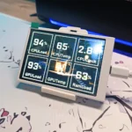 USB Mini Display Screen 8cm – CPU & RAM & GPU Monitor, Customizable Multi-Mode Screen Display via Software (White) - Image 3