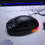 HXSJ T90 RGB Wireless Gaming Mouse – Tri-Mode BT5.3/2.4G/Wired Wireless Mouse, 3600 DPI, 1000Hz (Wired) with Rechargeable Battery (Black) - Image 3