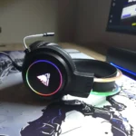 JEDEL GH-563 RGB Gaming Headset – Wired Headphones with USB Lighting, 3.5mm Audio & Mic Jacks, Integrated Microphone for PC & Gaming - Image 3