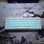 AJAZZ NK61 Mechanical Keyboard – Full RGB with Software, Hot-Swappable 61-Key Compact Design, Red Switches, Wired, Includes Keyboard Strap - Image 4