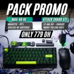 Attack Shark X11 Wireless Gaming Mouse + MAG-68HE 8000Hz Hall Effect Gaming Keyboard Combo (Black)