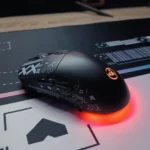 HXSJ T90 RGB Wireless Gaming Mouse – Tri-Mode BT5.3/2.4G/Wired Wireless Mouse, 3600 DPI, 1000Hz (Wired) with Rechargeable Battery (Black) - Image 4