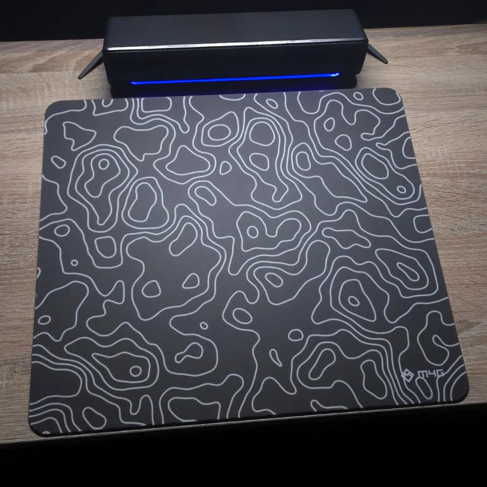 11_result M4G Glass Mouse Pad Black Contour B1 45x40cm - Image 1