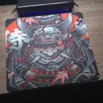 M4G Glass Mouse Pad Red Samurai 45x40cm