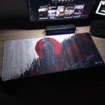 M4G Mouse Pad Grey Red Samurai 900×400mm / 4mm
