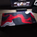M4G Mouse Pad Red Black Tex 900×400mm / 4mm