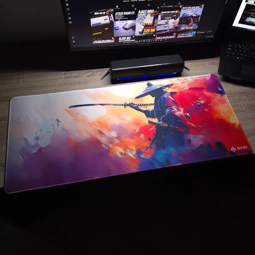 25_result M4G Mouse Pad Colorful Samurai 900×400mm / 4mm - Image 1