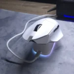 ATTACK SHARK V6 Wireless Gaming Mouse – PAW3311 Sensor, Tri-Mode Connectivity, RGB Magnetic Charging Dock, Ultra-Lightweight Design (White) - Image 2