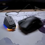 ATTACK SHARK V3PRO Ultra-Light Gaming Mouse – 25000 DPI, PAW3311 Sensor, 1000Hz, Tri-Mode with RGB Charging Dock (Black) - Image 3