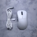 HXSJ T700 Wireless Gaming Mouse – Tri-Mode (Bluetooth / 2.4GHz / Wired), Up to 10000 DPI (White) - Image 4