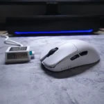 AJAZZ AJ159 V2 MC Wireless Gaming Mouse – PAW3311 Sensor, Tri-Mode Connectivity, Up to 24000 DPI, Replaceable Battery (White)