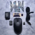 AJAZZ AJ159 V2 MC Wireless Gaming Mouse – PAW3311 Sensor, Tri-Mode Connectivity, Up to 24000 DPI, Replaceable Battery (Black) - Image 3
