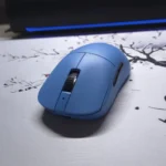 Tri-Mode Wireless Gaming Mouse – Bluetooth / 2.4GHz / Wired, Up to 6400 DPI (Blue) - Image 3
