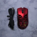 G11 M4G × FuryCube (BK-V2) Wireless Gaming Mouse – PAW3311 Sensor, Up to 22000 DPI, Tri-Mode, Ultra-Lightweight (Red) - Image 4