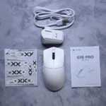 G16 Pro M4G × FuryCube Wireless Gaming Mouse – PAW3311 Sensor, Up to 22000 DPI, RGB Charging Dock, Tri-Mode, Ultra-Lightweight (White) - Image 4