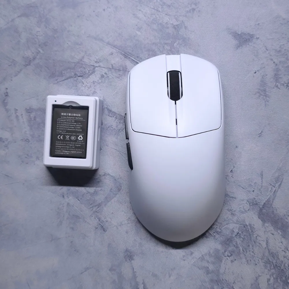 4_result G13S M4G × FuryCube Wireless Gaming Mouse – PAW3311 Sensor, Up to 22000 DPI, Swappable Battery System, Tri-Mode (White) - Image 1