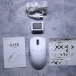 G13S M4G × FuryCube Wireless Gaming Mouse – PAW3311 Sensor, Up to 22000 DPI, Swappable Battery System, Tri-Mode (White) - Image 3