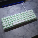 AFGVK 68 Gaming Keyboard – 68-Key Compact Layout, Linear Hall Effect Switches, Full RGB, Wired USB Type-C (White Contour) - Image 2