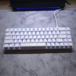 AFGVK 68 Gaming Keyboard – 68-Key Compact Layout, Linear Hall Effect Switches, Full RGB, Wired USB Type-C (White Contour) - Image 3