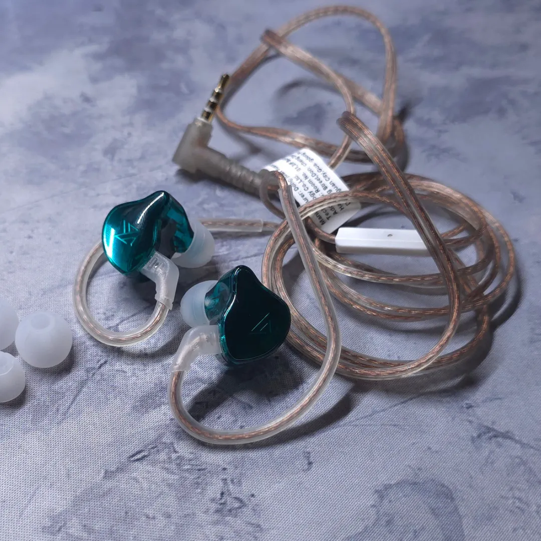 1_result KZ EDCX Wired Earphones – In-Ear Earbuds with Built-In Microphone, Lightweight, Gaming & Daily Use (Cyan) - Image 1