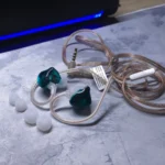 KZ EDCX Wired Earphones – In-Ear Earbuds with Built-In Microphone, Lightweight, Gaming & Daily Use (Cyan) - Image 2