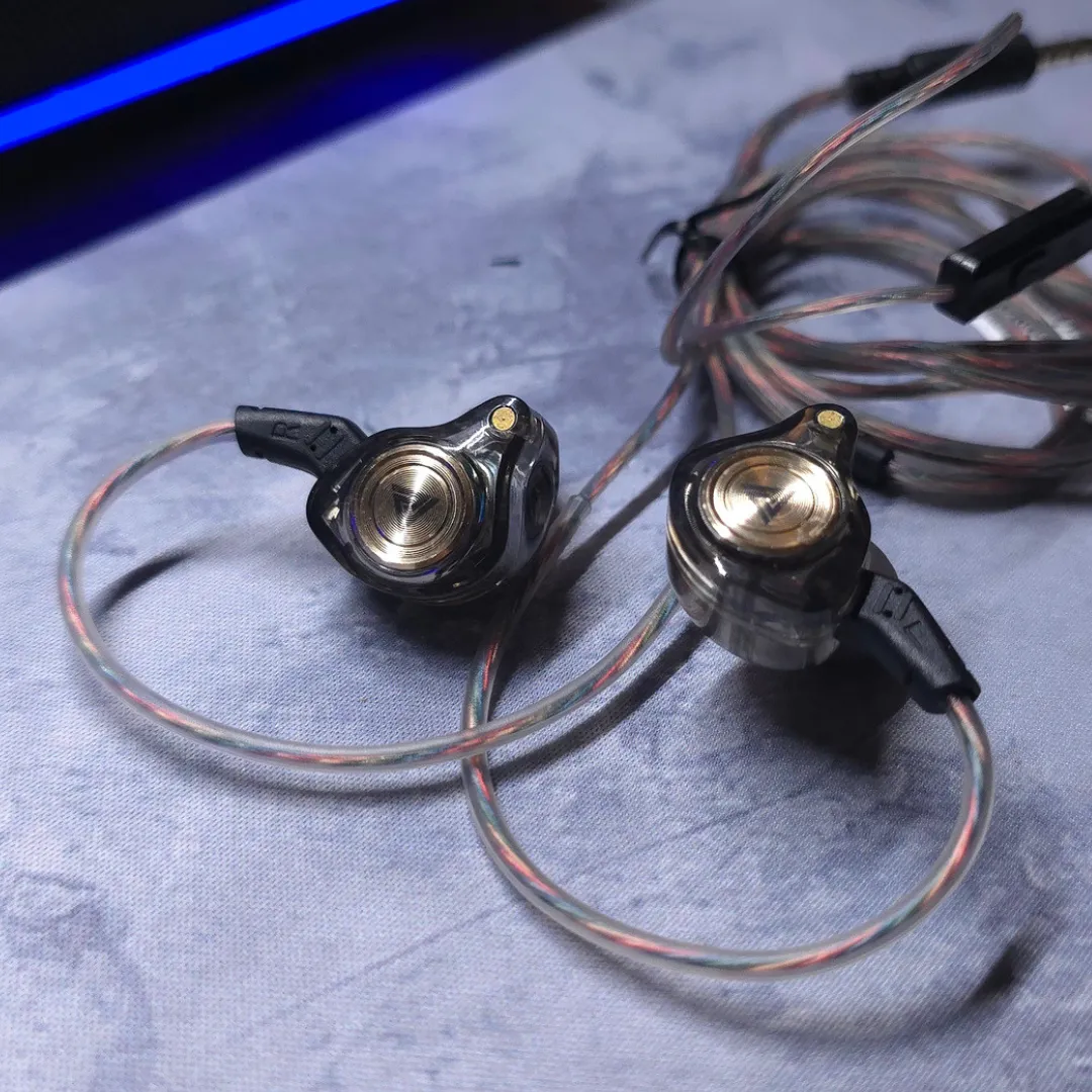 IEMS Website_result QKZ AK6 Wired Earphones – In-Ear Design, Built-In Microphone, Lightweight, Gaming and Daily Use (Gold) - Image 1
