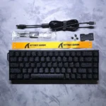 ATTACK SHARK X68 MAX HE Rapid Trigger Keyboard – Magnetic Switch, CNC Aluminum Case, 8000Hz Polling Rate (Black Contour) - Image 4