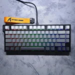ATTACK SHARK R82 HE Rapid Trigger Gaming Keyboard – Magnetic Switches, 8000Hz Polling, Adjustable Actuation (Black Gradient)