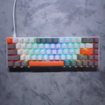 ZIYOULANG T8 Mechanical Keyboard – 65% Layout, Red Switches, Hot-Swappable, Full RGB Lighting, Wired