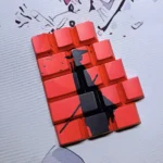15 Black & Red Samurai Keycaps – Mechanical Keyboard Keycap Set, Samurai Design